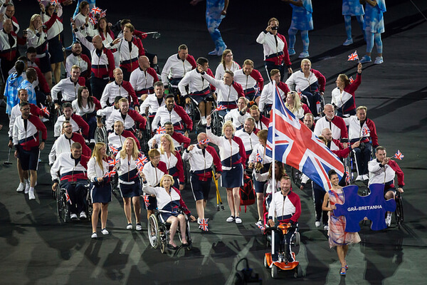 Rio 2016 ParalympicsGB enter the Stadium