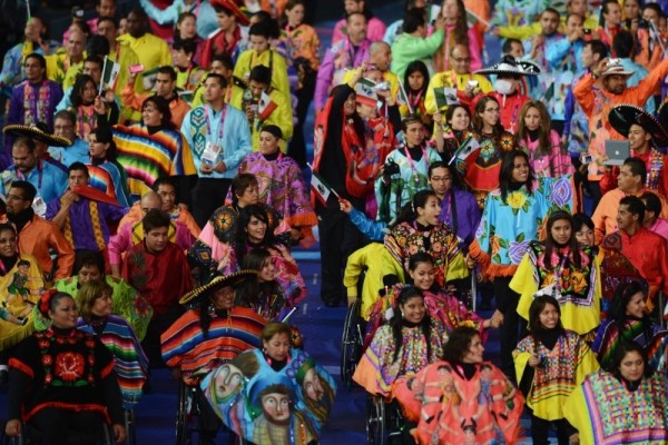 Colourful Athletes Parade