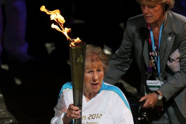 Lighting the Paralympic Cauldron