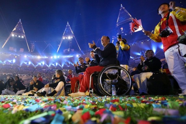 Paralympic athletes enjoy the show