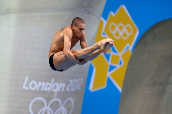 Diving practice session