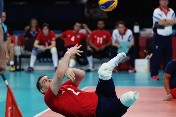 Justin Philips Sitting Volleyball
