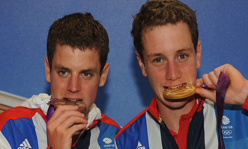 Brownlee brothers Triathlon London 2012