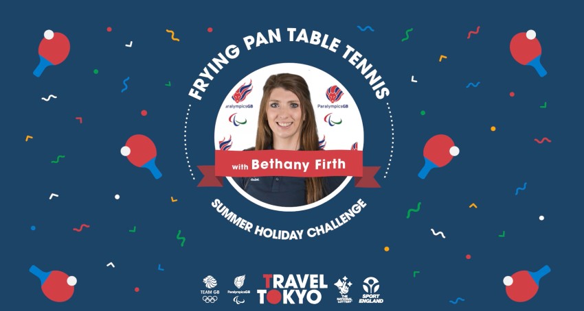 Bethany Firth's frying pan table tennis