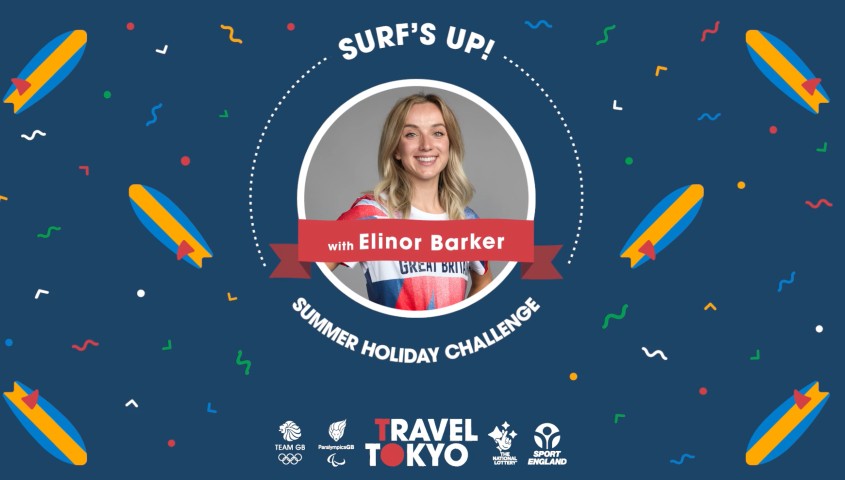 Elinor Barker's surfing challenge